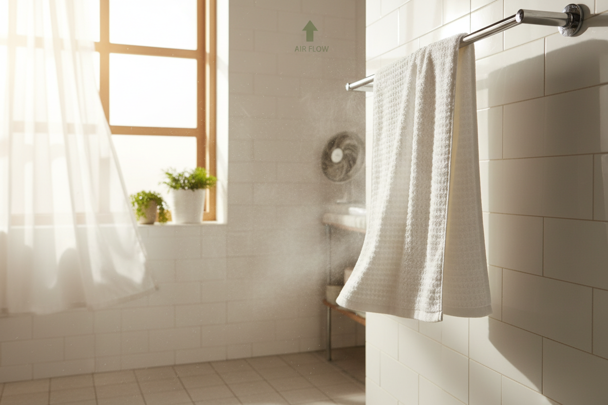 The Hidden Link Between Towel Absorbency and Bathroom Hygiene