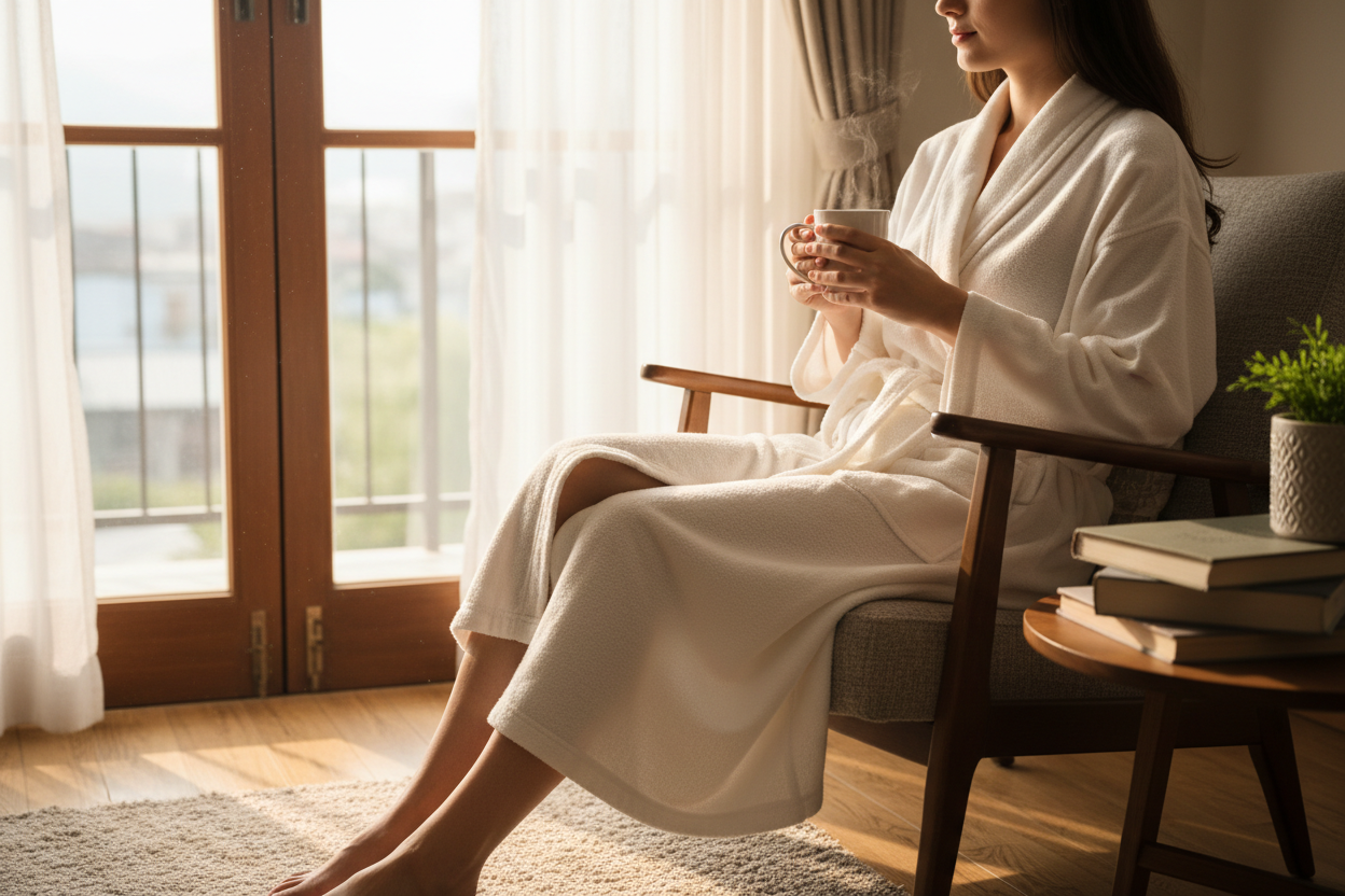 The Everyday Bathrobe: How Fabric and Fit Influence Daily Comfort