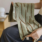 Cowace Color-blocking Striped Series Pure Cotton Bath Towels